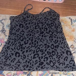 Cheetah print tank top